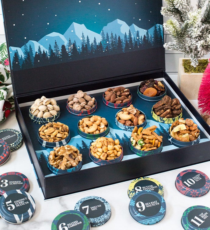 12 Days of Gourmet Nut Tins