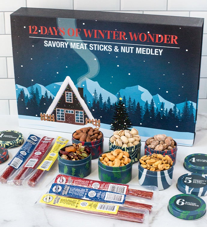 12 Days of Gourmet Nuts and Meat Medley