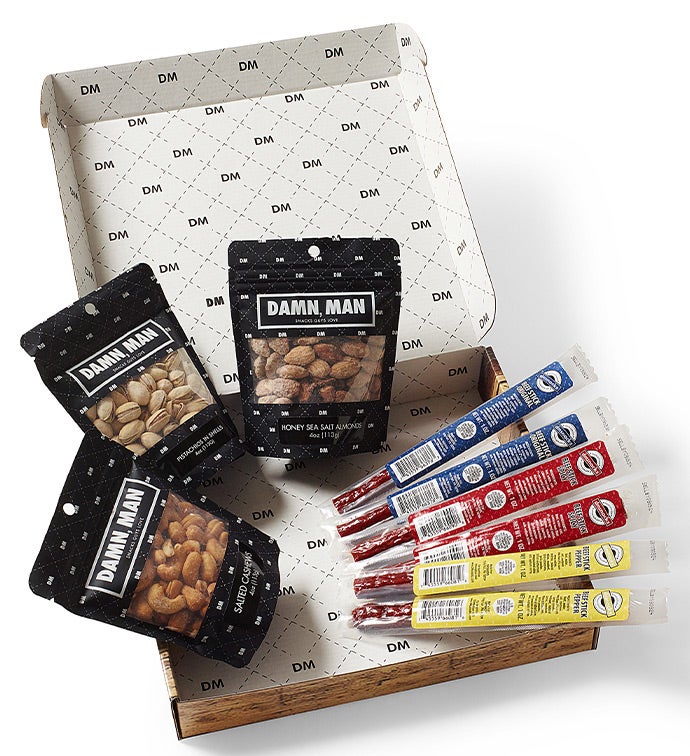 Deluxe Nut & Beef Gift Box | 1800Baskets.com-195358