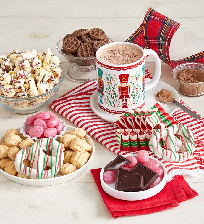 Festive Celebrations Wooden Basket