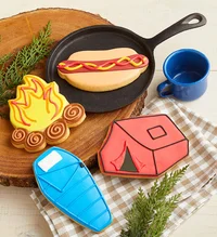 Camping Artisan Iced Cookies 