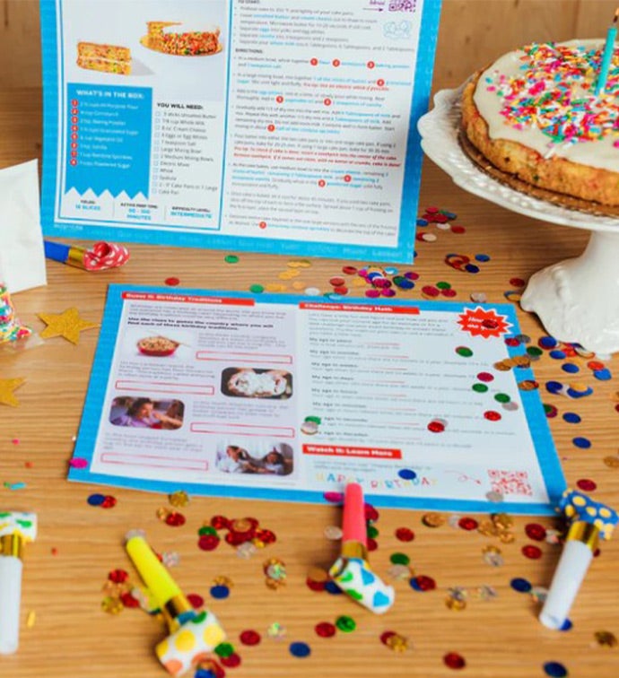 Confetti Birthday Cake Activity Kit