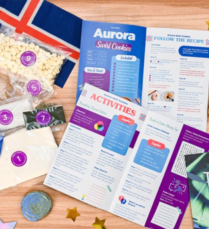 Aurora Swirl Cookies Activity Kit