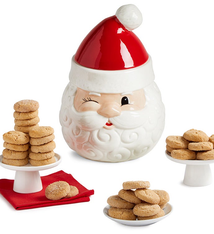 Ceramic Cookie Jar - Santa