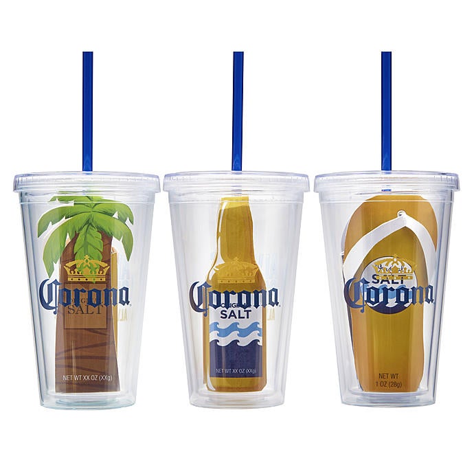 Corona Always Summer Cold Cup Gift   set of 3