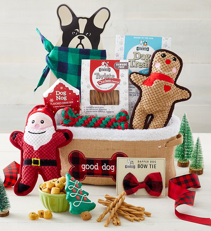 Dog themed shop gift boxes