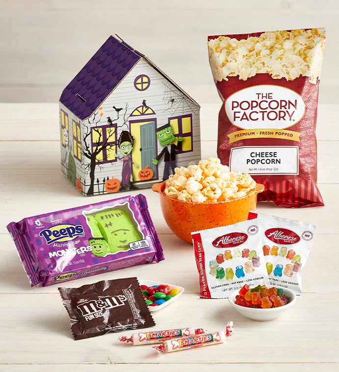 Halloween Gift Basket Delivery; Candy & Cookies 1800Flowers