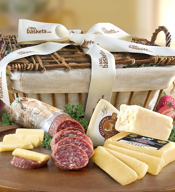 Gourmet Meat & Cheese Gift Baskets