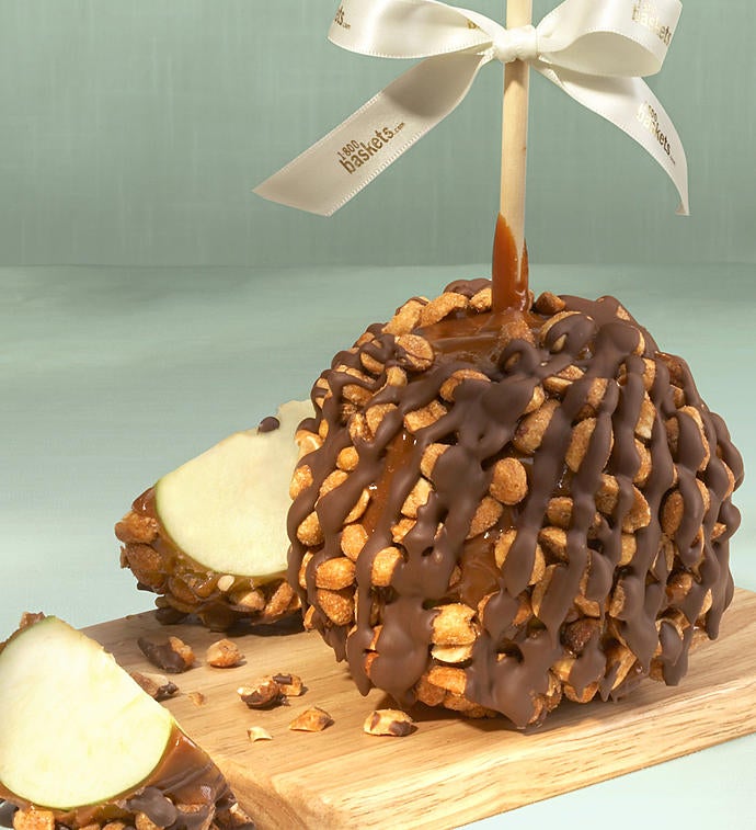 Image of Gourmet Honey Roasted Peanut & Caramel Apple