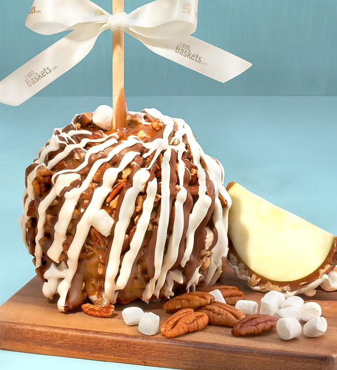 Image of Gourmet Rocky Road Caramel Apple