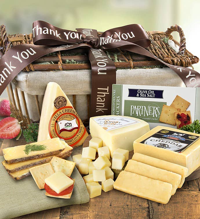 Thank You Country Handmade Cheese Gift Basket