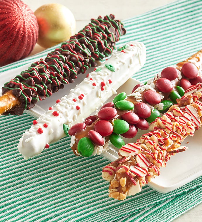 Festive Holiday Pretzels