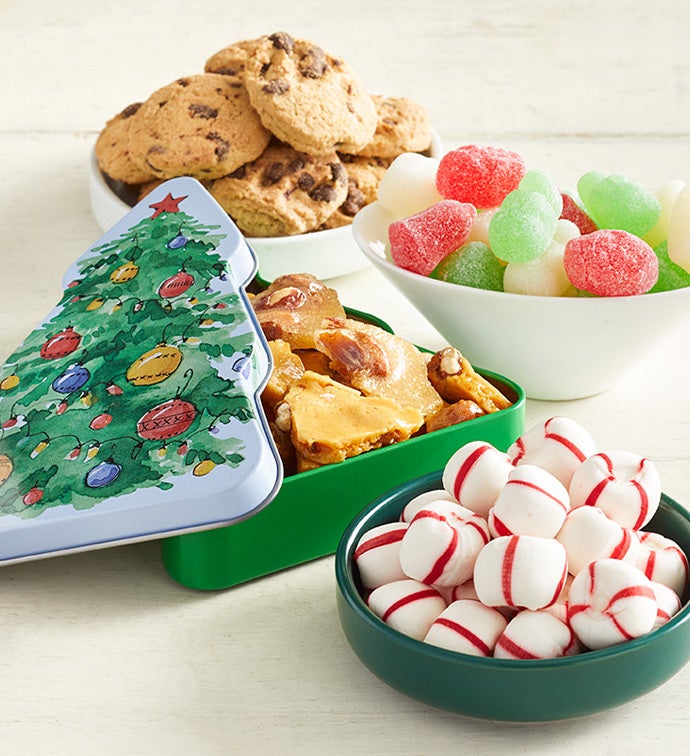 Holiday Fruit and Sweets Gift Box