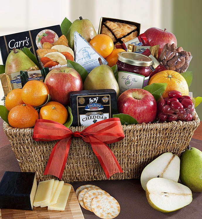 Image of Sutter Creek Fruit & Gourmet Sweets Gift Basket