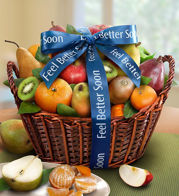 Image of Premier Fruit Get Well Gift Basket
