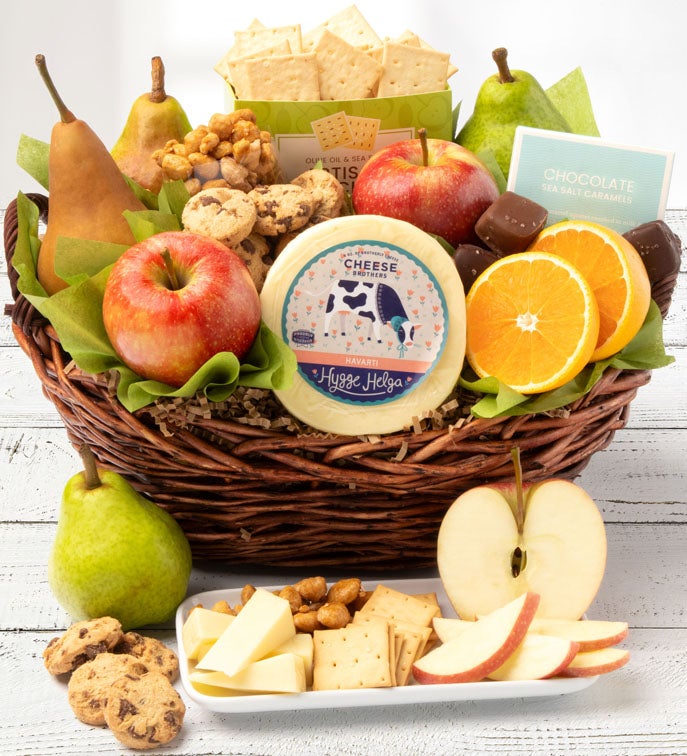Vintage Get Well Fruit Gift Basket