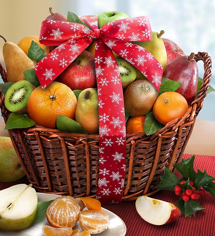 Premier Holiday Orchard Fruit Gift Basket