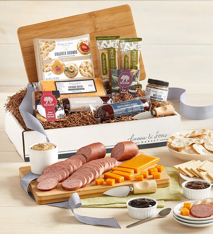 Lucca & Sons™ Sausage & Cheese Gift Box