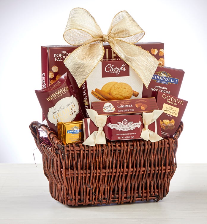 Ghirardelli Gift Basket Blue Amazon Com Wine Country