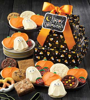 only treats halloween gift baskettrade source gift baskets and gourmet food 1800baskets com
